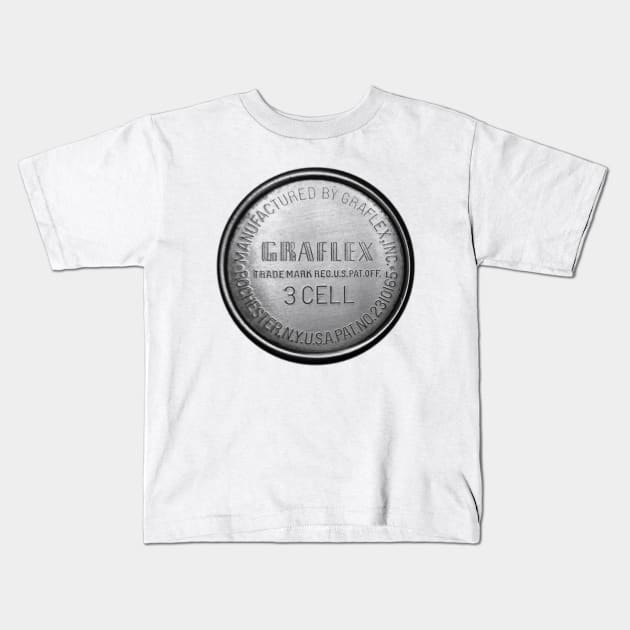 Graflex 3 Cell Stamp Kids T-Shirt by 3Cell